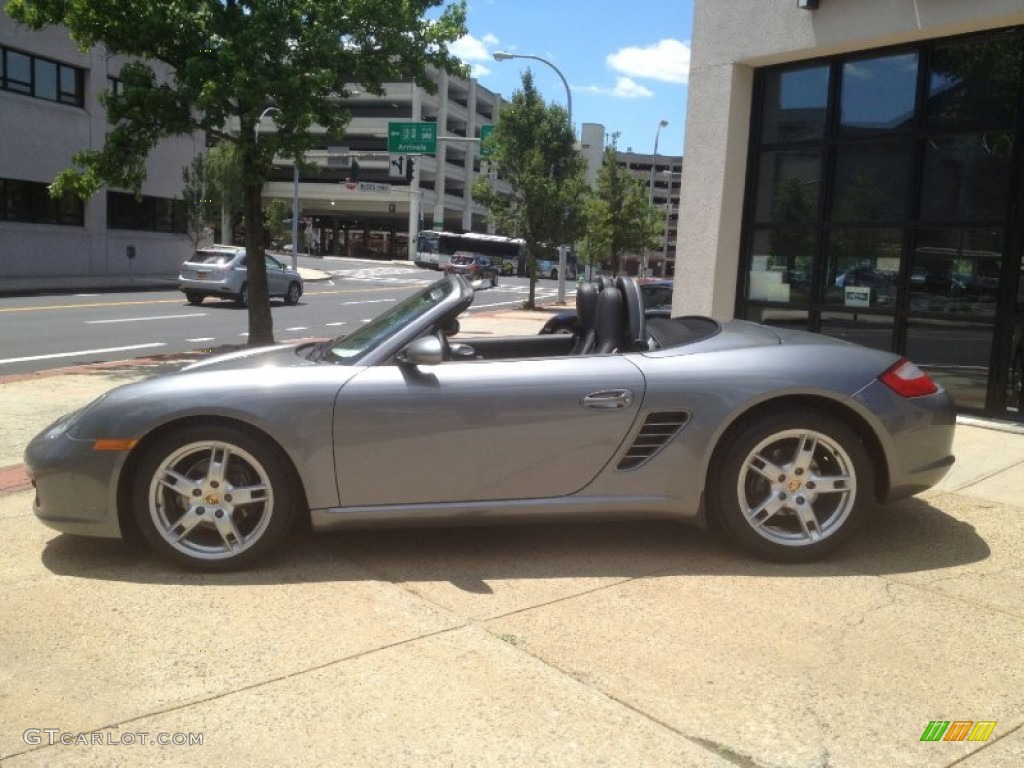 Seal Grey Metallic 2006 Porsche Boxster Standard Boxster Model Exterior Photo #77207321