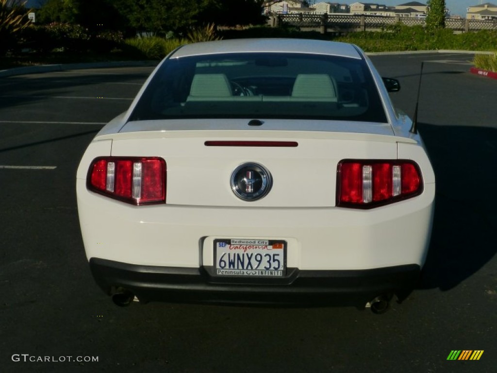 2012 Mustang V6 Premium Coupe - Performance White / Stone photo #5