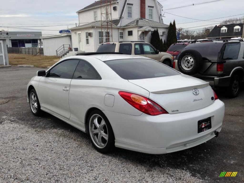 2005 Solara SE Coupe - Arctic Frost Pearl White / Dark Stone photo #5