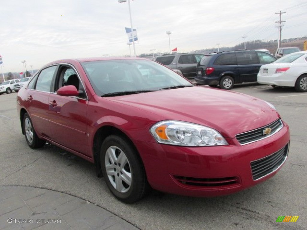 Precision Red 2008 Chevrolet Impala LS Exterior Photo #77207372