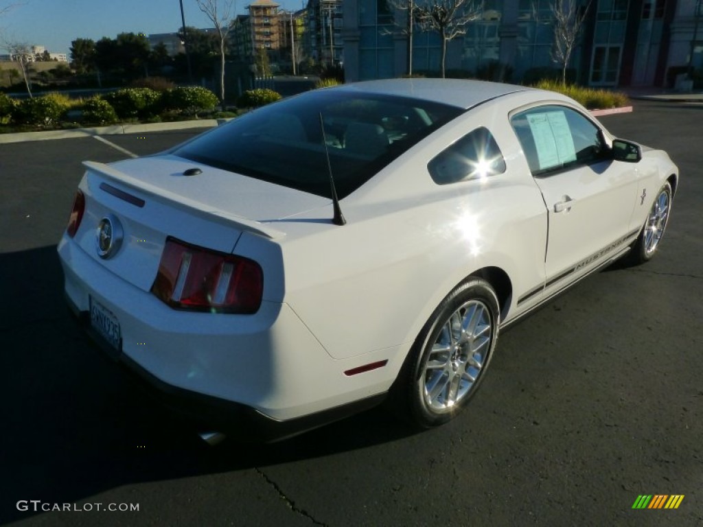 2012 Mustang V6 Premium Coupe - Performance White / Stone photo #6