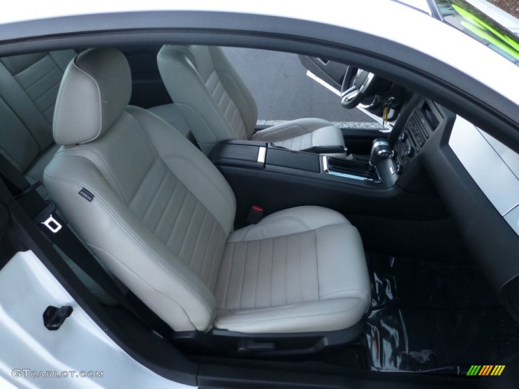 2012 Mustang V6 Premium Coupe - Performance White / Stone photo #17
