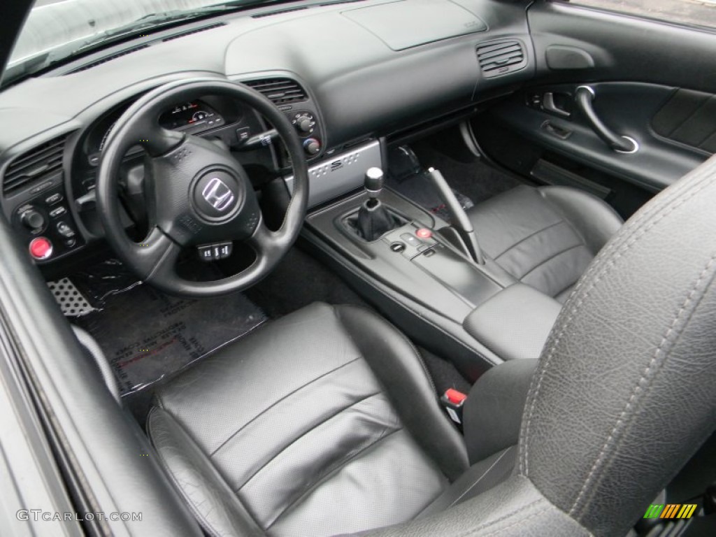 Black Interior 2007 Honda S2000 Roadster Photo #77207648