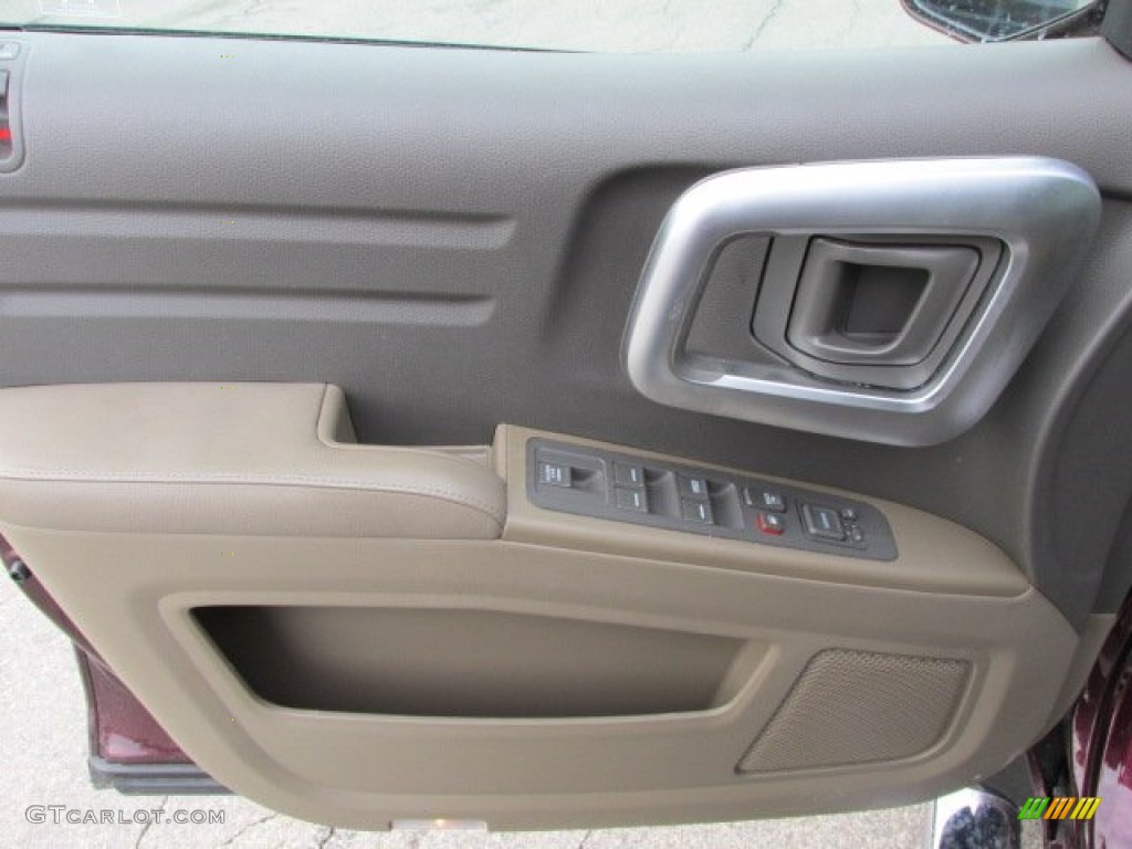 2008 Honda Ridgeline RTL Beige Door Panel Photo #77208256