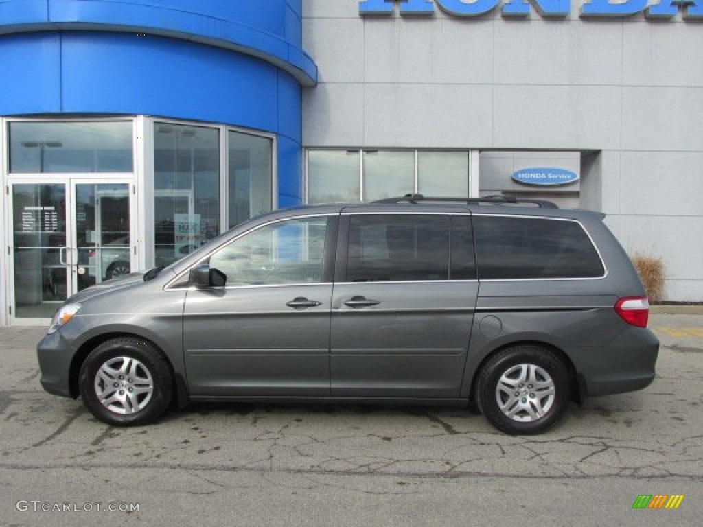 2007 Odyssey EX-L - Nimbus Gray Metallic / Gray photo #3