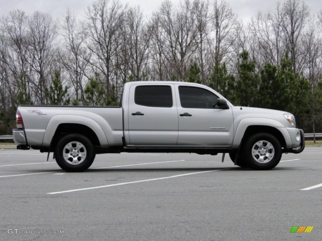 Silver Streak Mica 2010 Toyota Tacoma V6 SR5 PreRunner Double Cab Exterior Photo #77208954