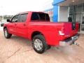 2010 Red Alert Nissan Titan SE Crew Cab 4x4  photo #2