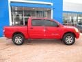 2010 Red Alert Nissan Titan SE Crew Cab 4x4  photo #3