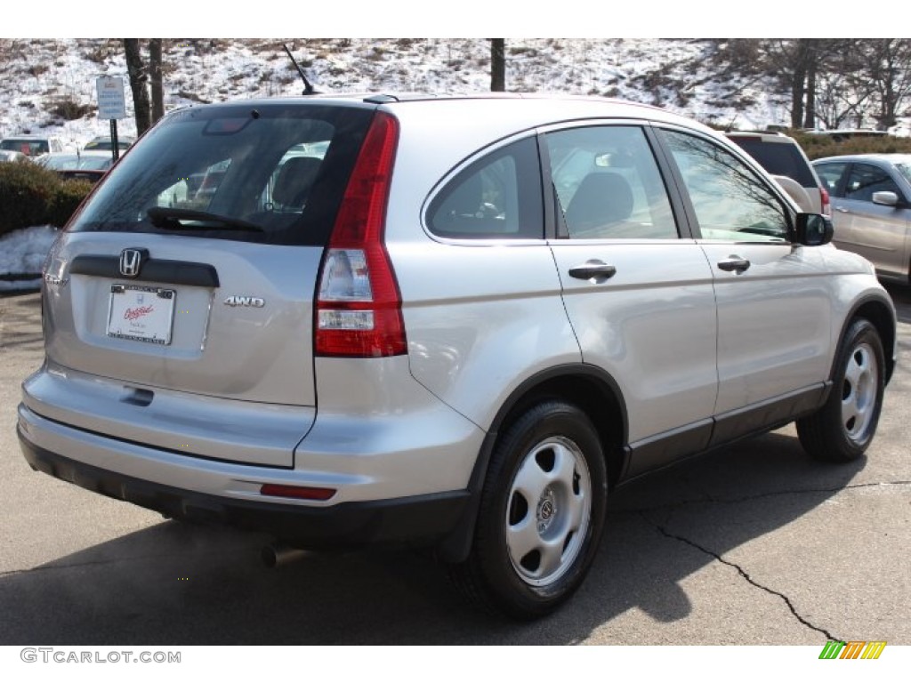 2010 CR-V LX AWD - Alabaster Silver Metallic / Black photo #5