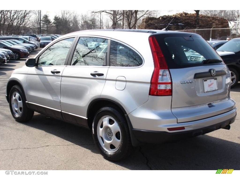 2010 CR-V LX AWD - Alabaster Silver Metallic / Black photo #7