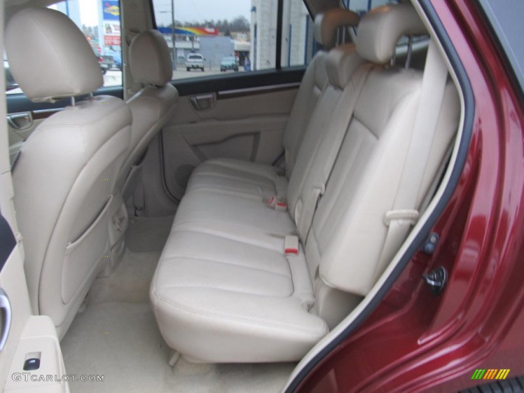 2007 Hyundai Santa Fe Limited 4WD Rear Seat Photo #77209318