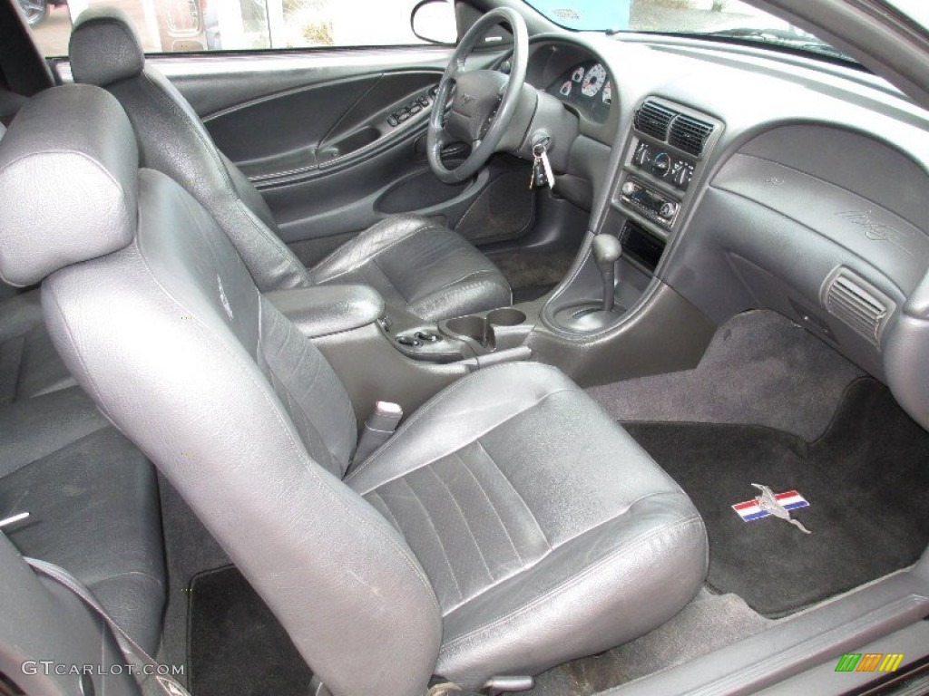 Dark Charcoal Interior 1999 Ford Mustang GT Convertible Photo #77209843