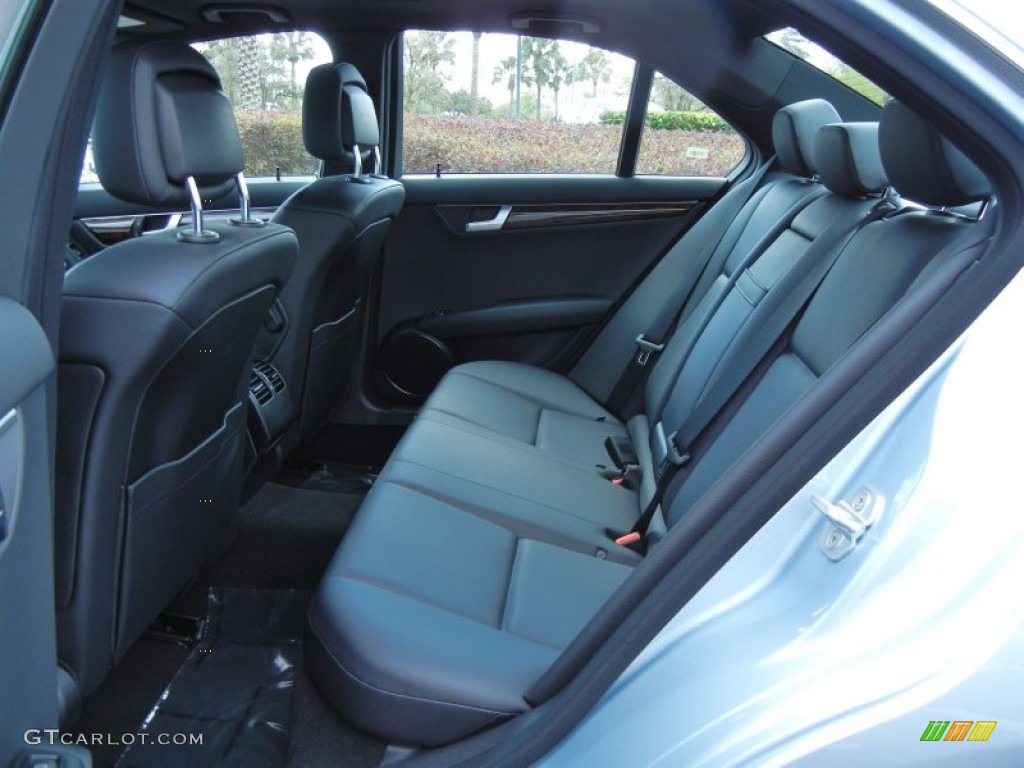 2013 Mercedes-Benz C 250 Sport Rear Seat Photo #77209966