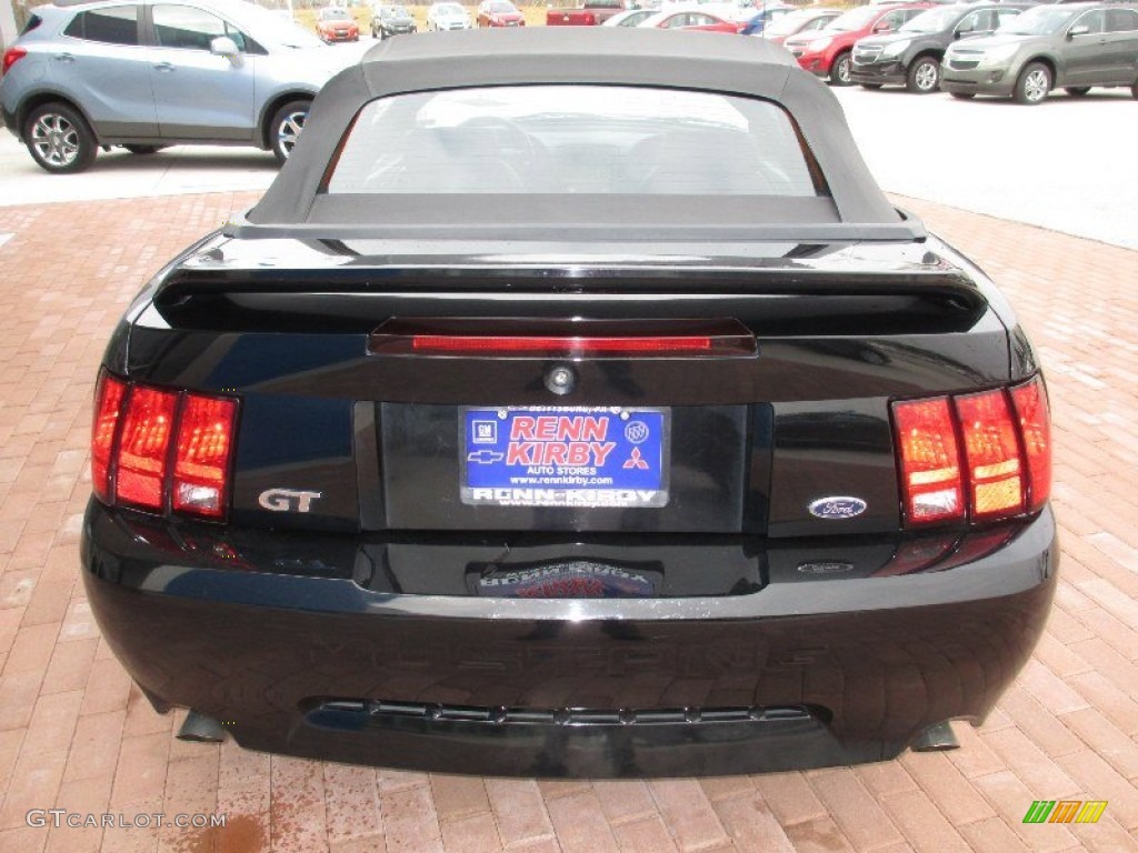 1999 Mustang GT Convertible - Black / Dark Charcoal photo #20