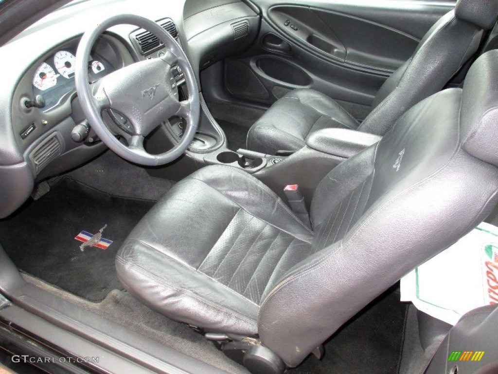Dark Charcoal Interior 1999 Ford Mustang GT Convertible Photo #77210264