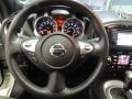 Black/Red Leather/Silver Trim 2012 Nissan Juke SL AWD Steering Wheel