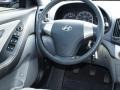 2010 Hyundai Elantra Gray Interior Steering Wheel Photo