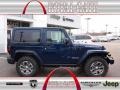 2013 True Blue Pearl Jeep Wrangler Rubicon 4x4  photo #1