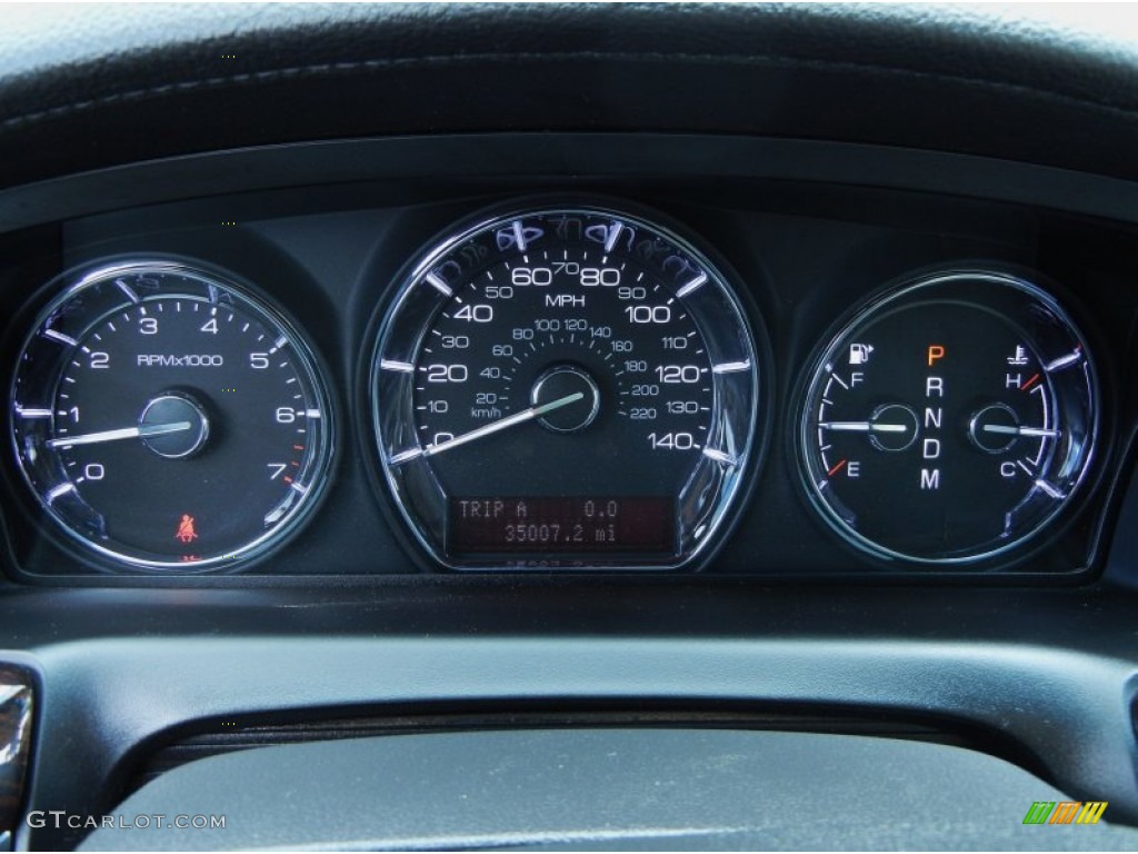 2011 Lincoln MKS EcoBoost AWD Gauges Photos