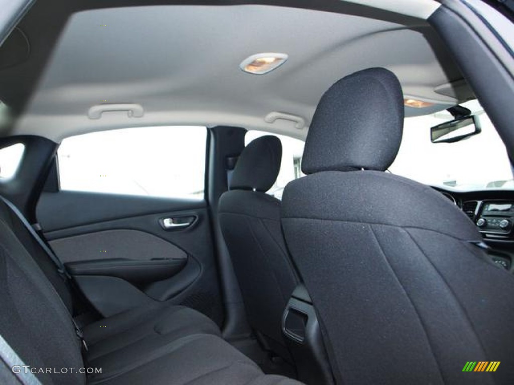 Black Interior 2013 Dodge Dart Aero Photo #77212082