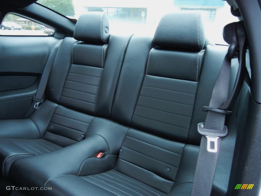 Charcoal Black Interior 2012 Ford Mustang V6 Premium Coupe Photo #77212591
