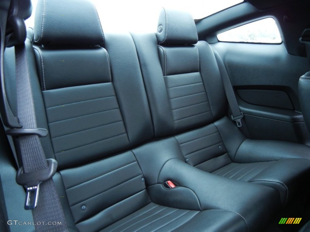2012 Ford Mustang V6 Premium Coupe Rear Seat Photo #77212604