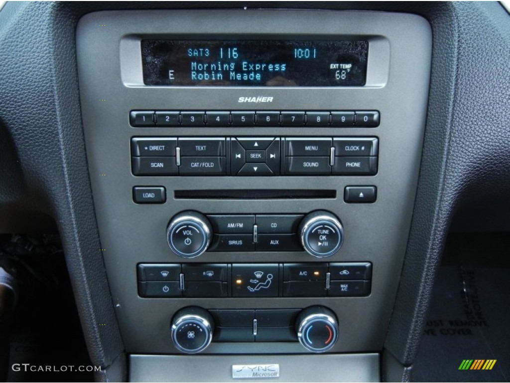 2012 Ford Mustang V6 Premium Coupe Controls Photo #77212697