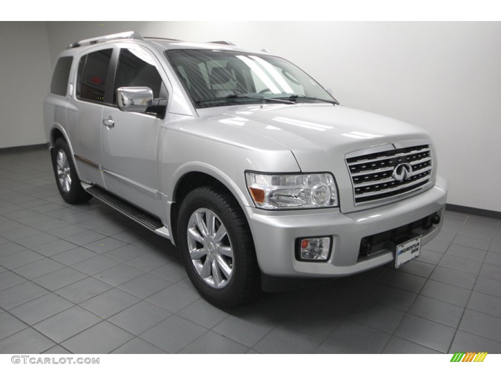 2008 QX 56 - Silver Indulgence / Charcoal photo #1