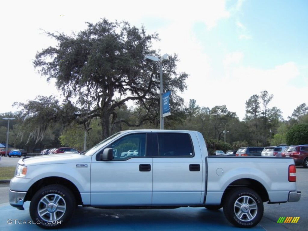 2006 F150 XLT SuperCrew - Silver Metallic / Medium/Dark Flint photo #2