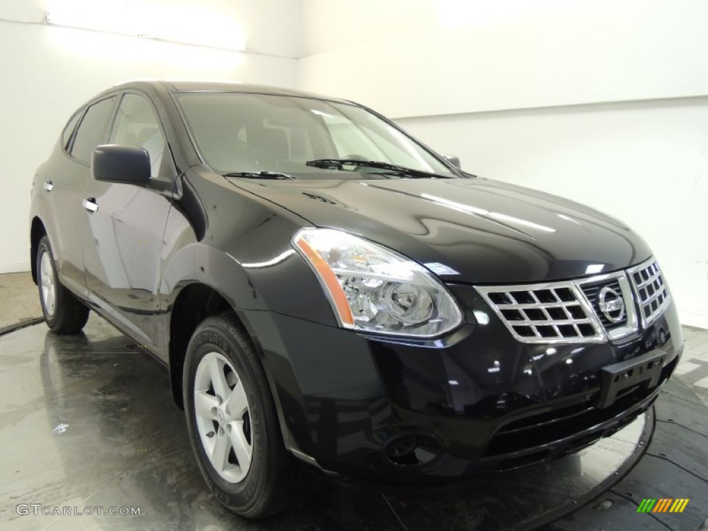 Wicked Black 2010 Nissan Rogue S AWD 360 Value Package Exterior Photo #77213195