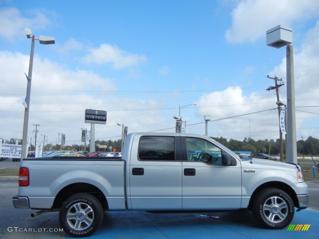 2006 F150 XLT SuperCrew - Silver Metallic / Medium/Dark Flint photo #7