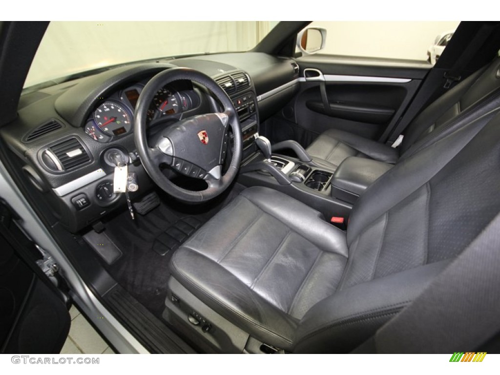 Black Interior 2008 Porsche Cayenne Tiptronic Photo #77214593