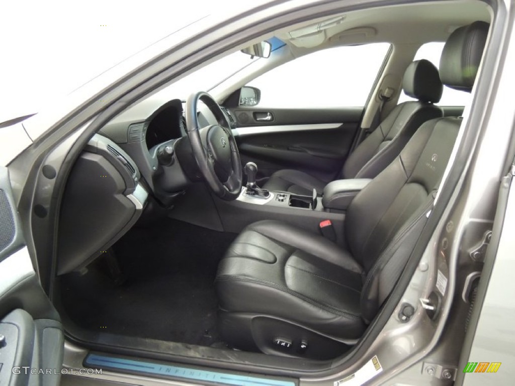 Graphite Interior 2009 Infiniti G 37 x Sedan Photo #77214728