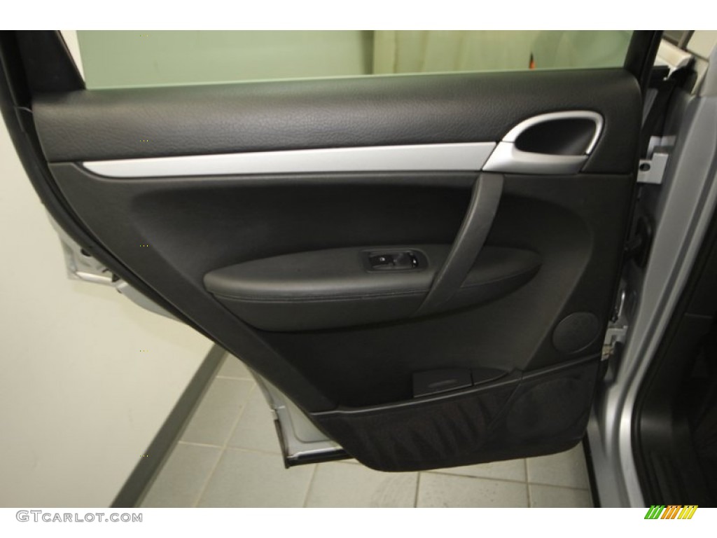 2008 Porsche Cayenne Tiptronic Black Door Panel Photo #77214833