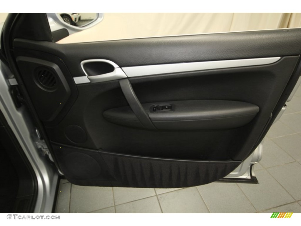 2008 Porsche Cayenne Tiptronic Black Door Panel Photo #77214999