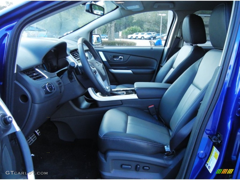 2013 Edge Sport - Deep Impact Blue Metallic / Charcoal Black/Liquid Silver Smoke Metallic photo #5