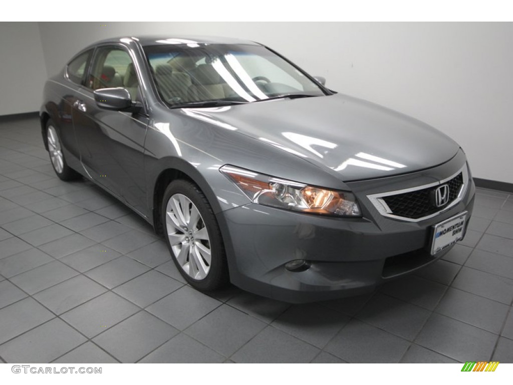 Polished Metal Metallic 2008 Honda Accord EX-L V6 Coupe Exterior Photo #77215097