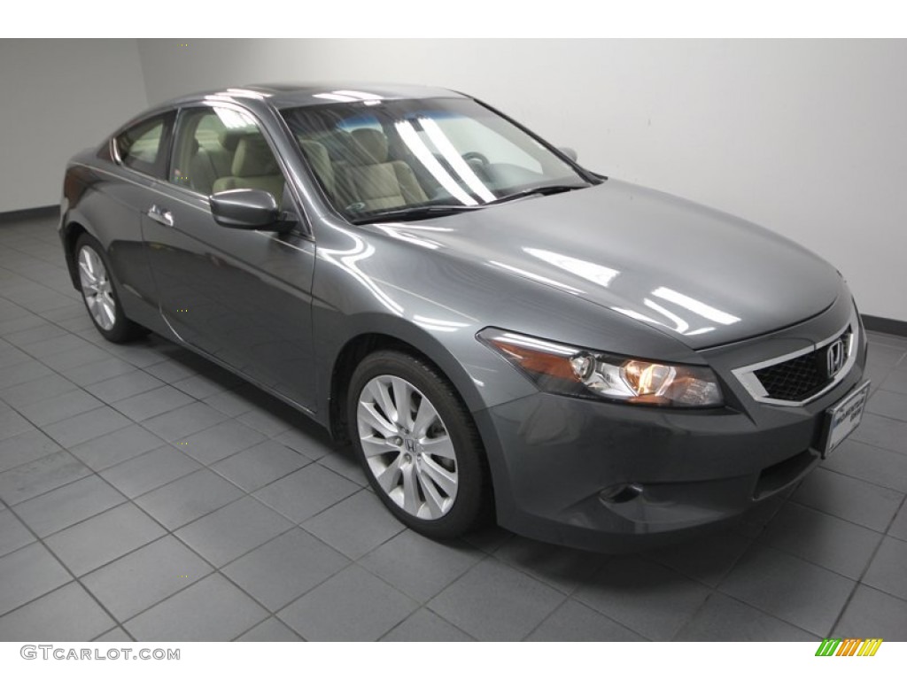 Polished Metal Metallic 2008 Honda Accord EX-L V6 Coupe Exterior Photo #77215211