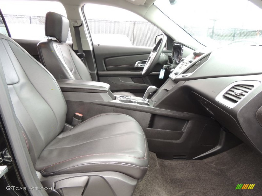 Jet Black Interior 2011 GMC Terrain SLT Photo #77215282