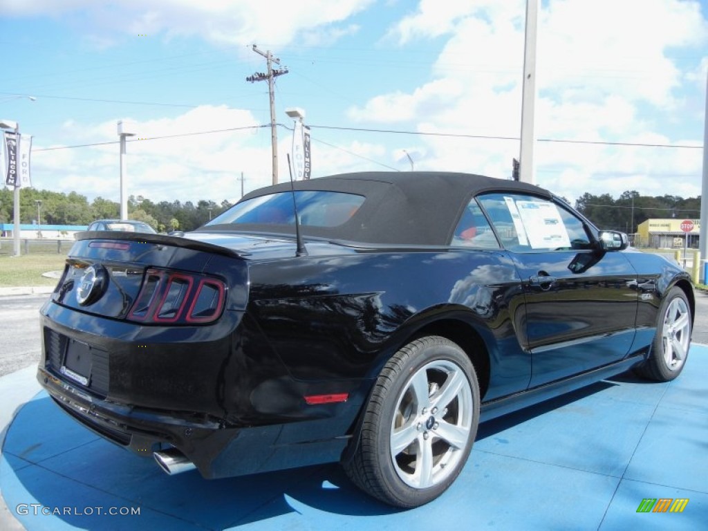 Black 2013 Ford Mustang GT Premium Convertible Exterior Photo #77215440