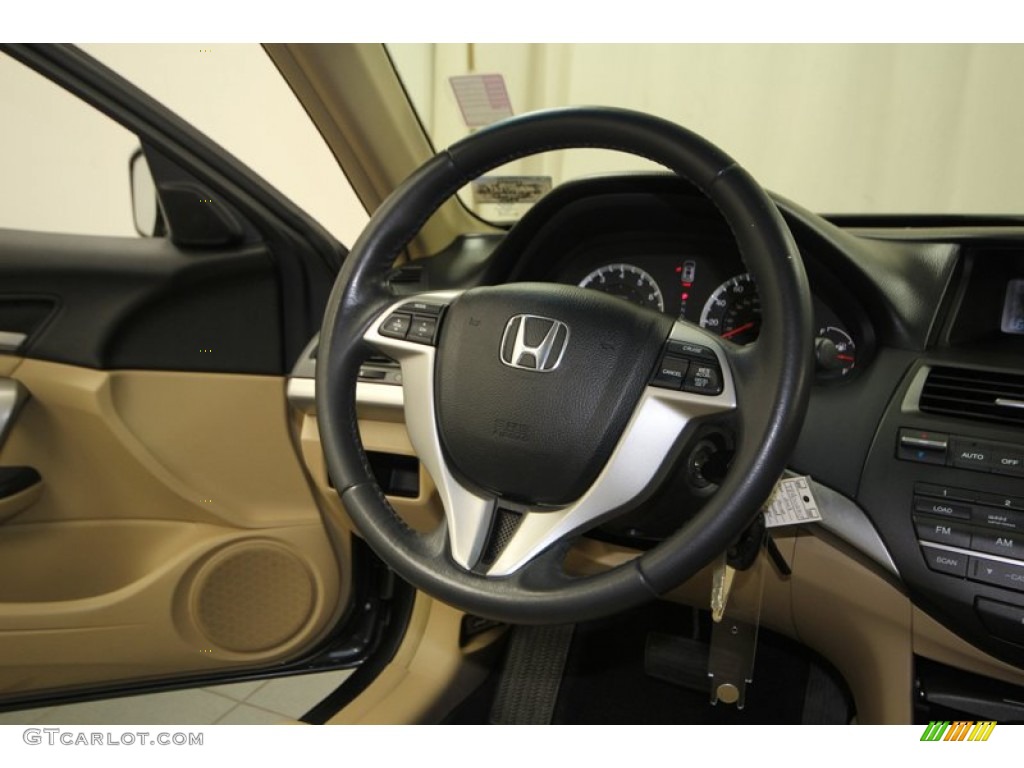 2008 Accord EX-L V6 Coupe - Polished Metal Metallic / Ivory photo #29