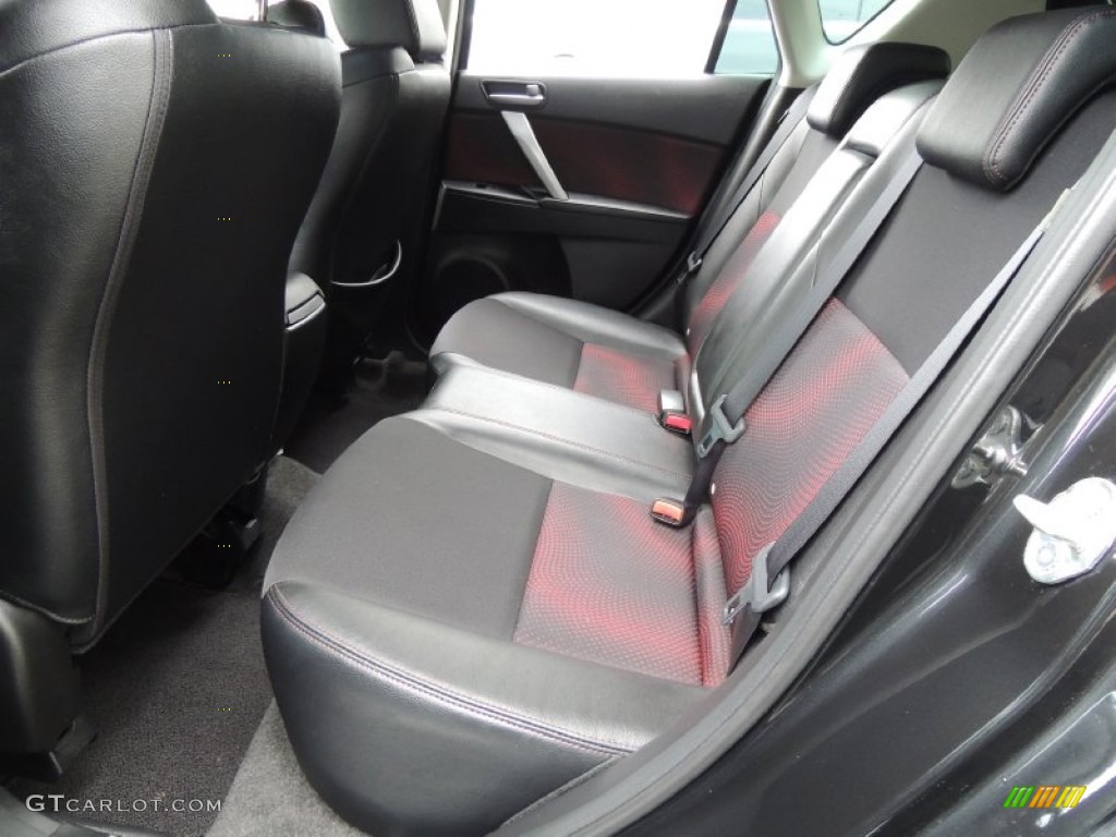 Black/Red Interior 2010 Mazda MAZDA3 MAZDASPEED3 Sport 5 Door Photo #77215787