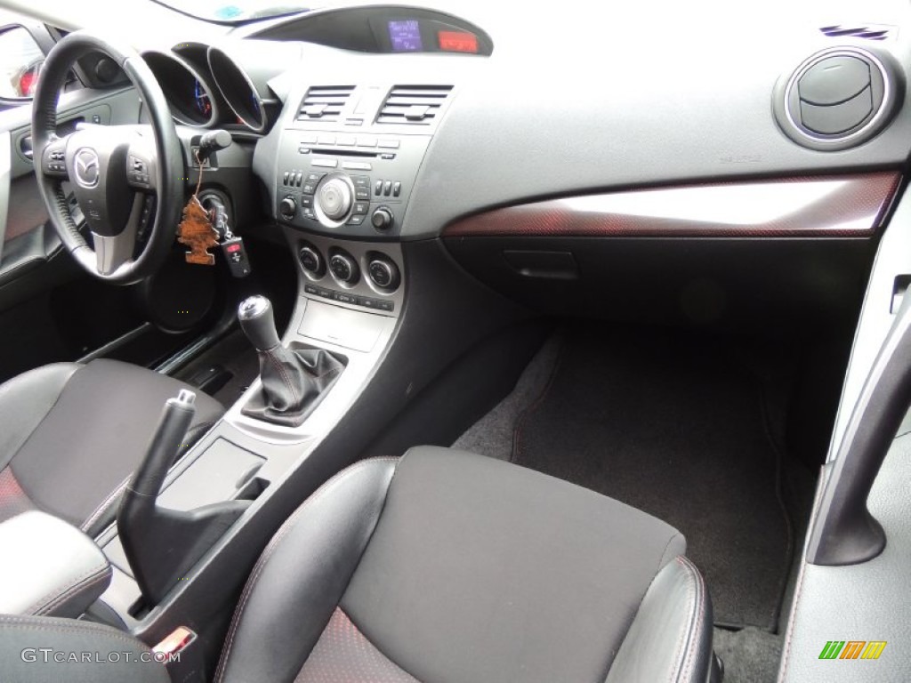 2010 Mazda MAZDA3 MAZDASPEED3 Sport 5 Door Black/Red Dashboard Photo #77215832
