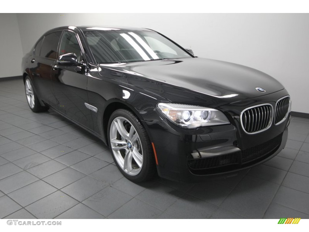 2013 7 Series 740Li Sedan - Black Sapphire Metallic / Black photo #1