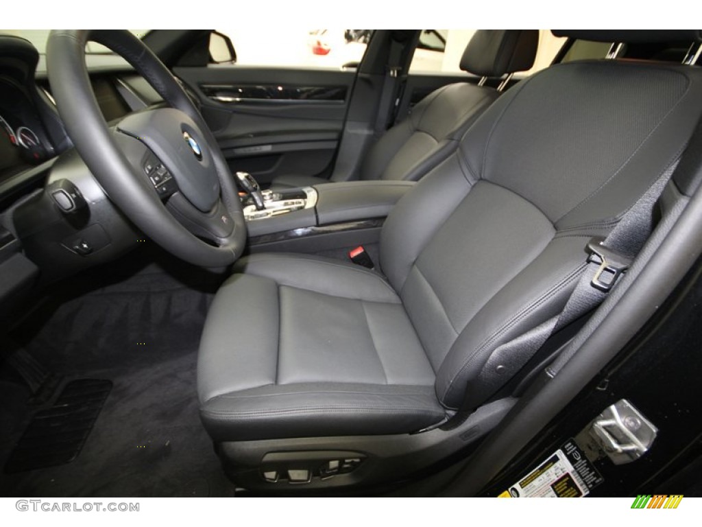 2013 7 Series 740Li Sedan - Black Sapphire Metallic / Black photo #3