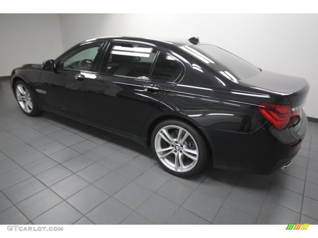 2013 7 Series 740Li Sedan - Black Sapphire Metallic / Black photo #6