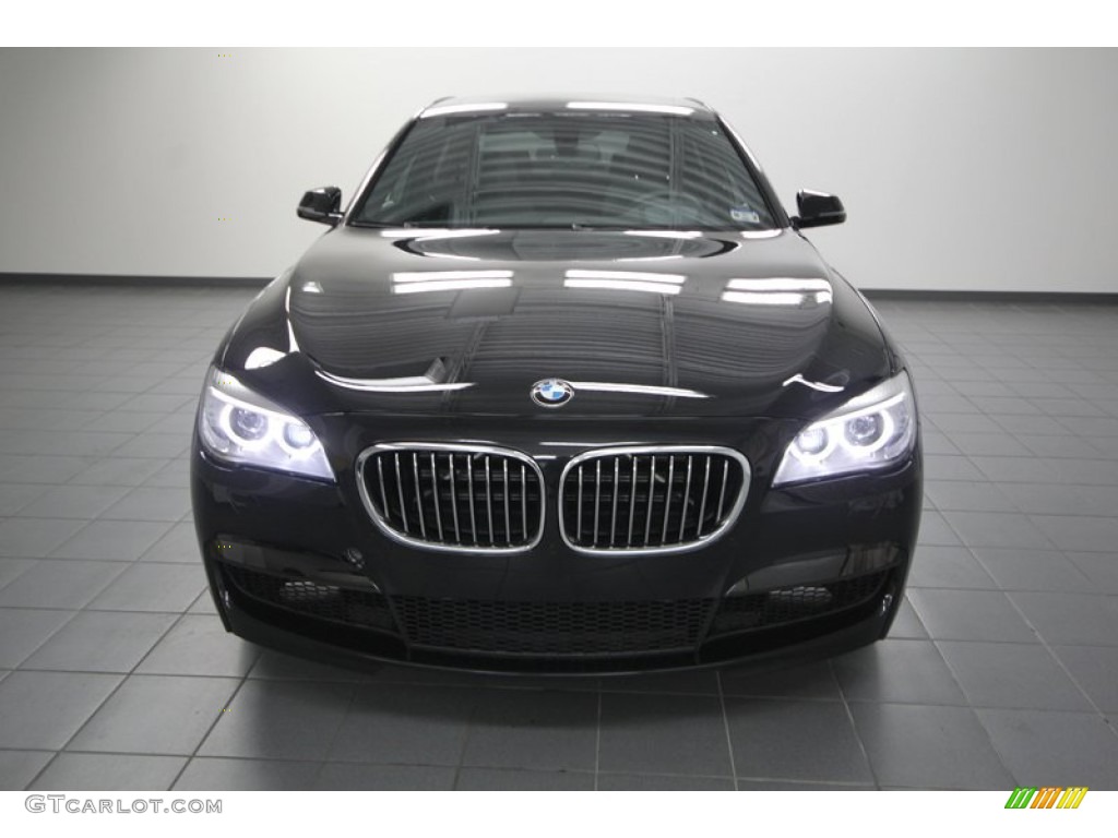 2013 7 Series 740Li Sedan - Black Sapphire Metallic / Black photo #7