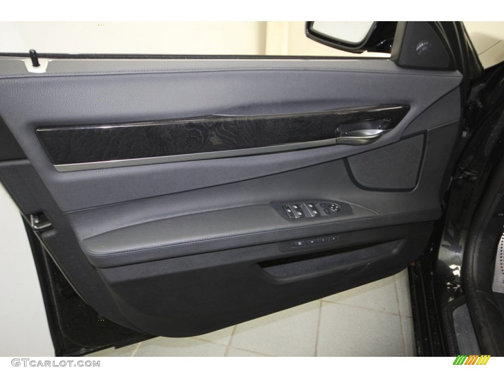2013 7 Series 740Li Sedan - Black Sapphire Metallic / Black photo #15