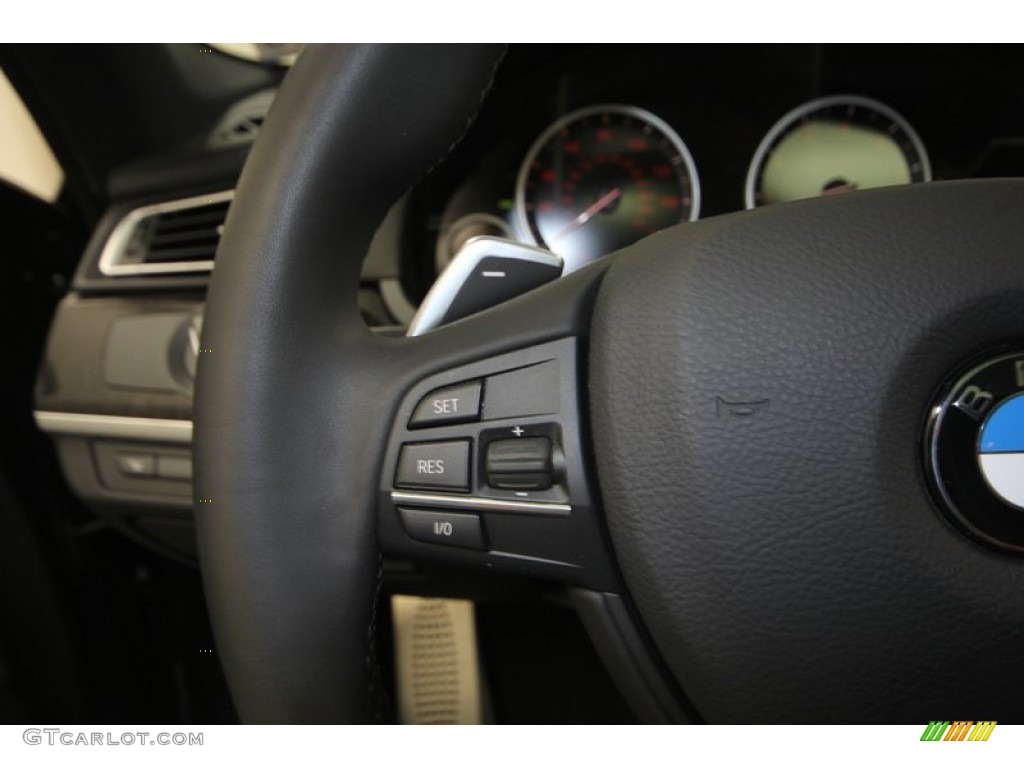 2013 7 Series 740Li Sedan - Black Sapphire Metallic / Black photo #29