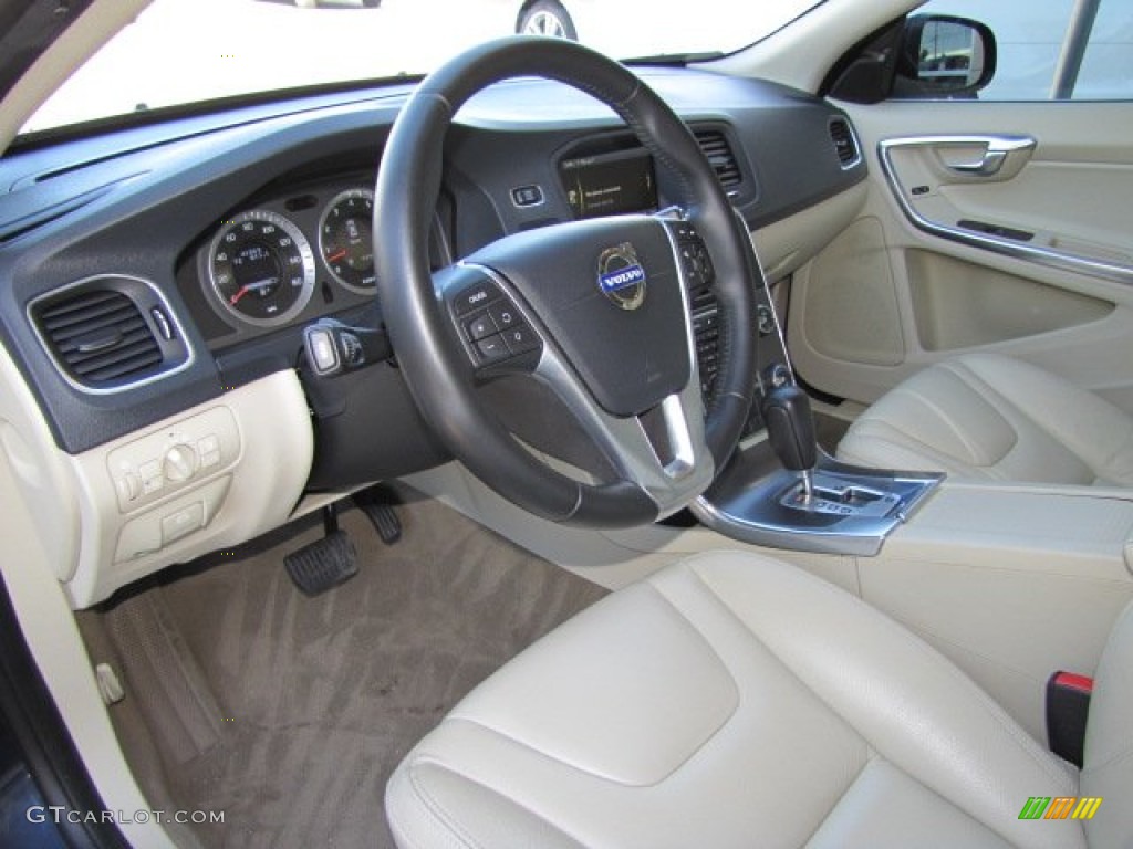 Soft Beige/Sandstone Interior 2011 Volvo S60 T6 AWD Photo #77216420